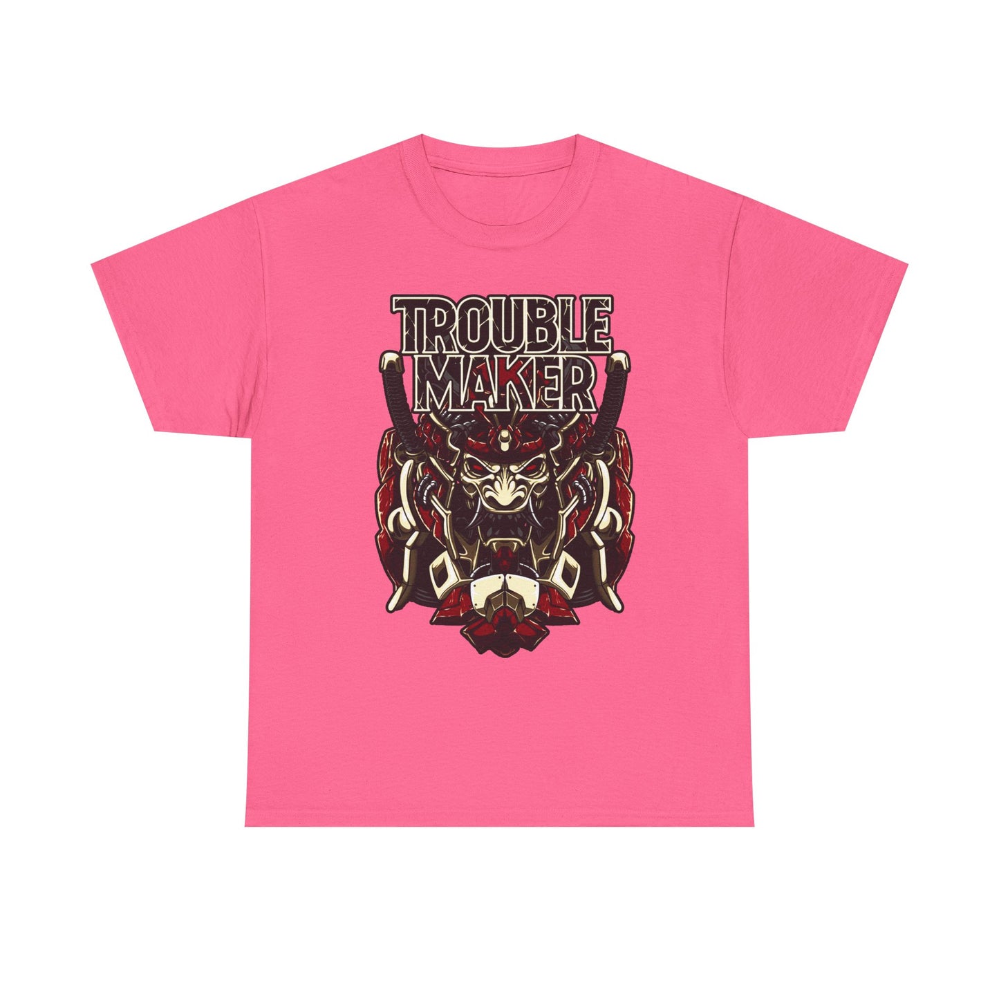 Trouble Maker Graphic Tee - Unisex Heavy Cotton Shirt for Rebels and Mischiefs