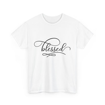 Blessed Unisex Heavy Cotton Tee - Comfortable and Meaningful Shirt for Everyday Wear