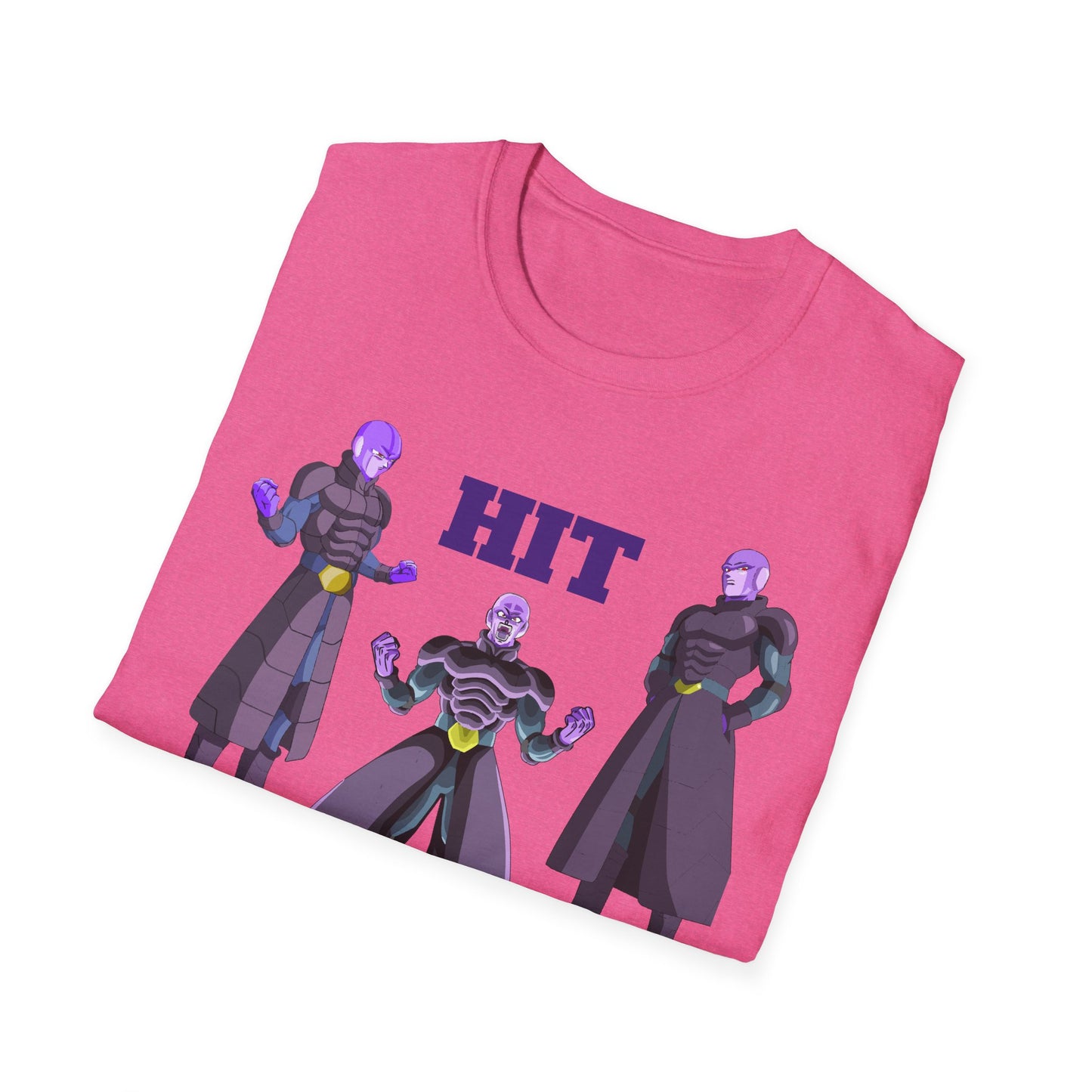 Unisex Softstyle T-Shirt - HIT Character Design for Anime Lovers