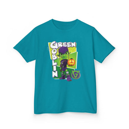 Kids Green Goblin Tee - Fun Halloween T-Shirt for Kids