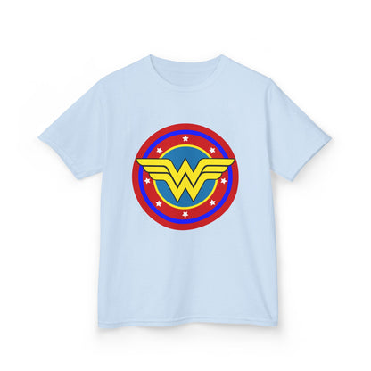 Wonder Woman Kids Tee, Superhero Shirt, Birthday Gift, Comic Book Apparel, Children's Clothing, Cartoon T-Shirt, Movie Merchandise