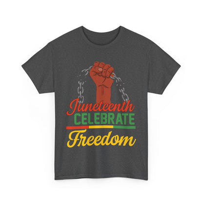 Juneteenth Freedom Tee, Celebrate Freedom Shirt, Unisex Cotton T-Shirt, Black History Month Apparel, Equality and Justice Top