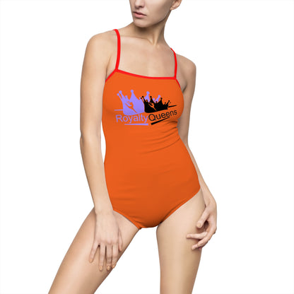 Royalty Queens Women's One-Piece Swimsuit, Beachwear, Pool Party, Summer Fashion, Vacation Essentials, Swimwear Gift