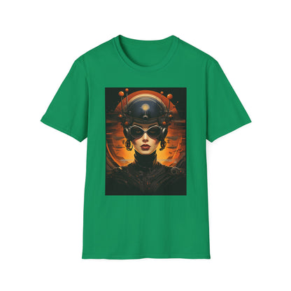 Futuristic Graphic Tee - Unisex Softstyle T-Shirt with Sci-Fi Design
