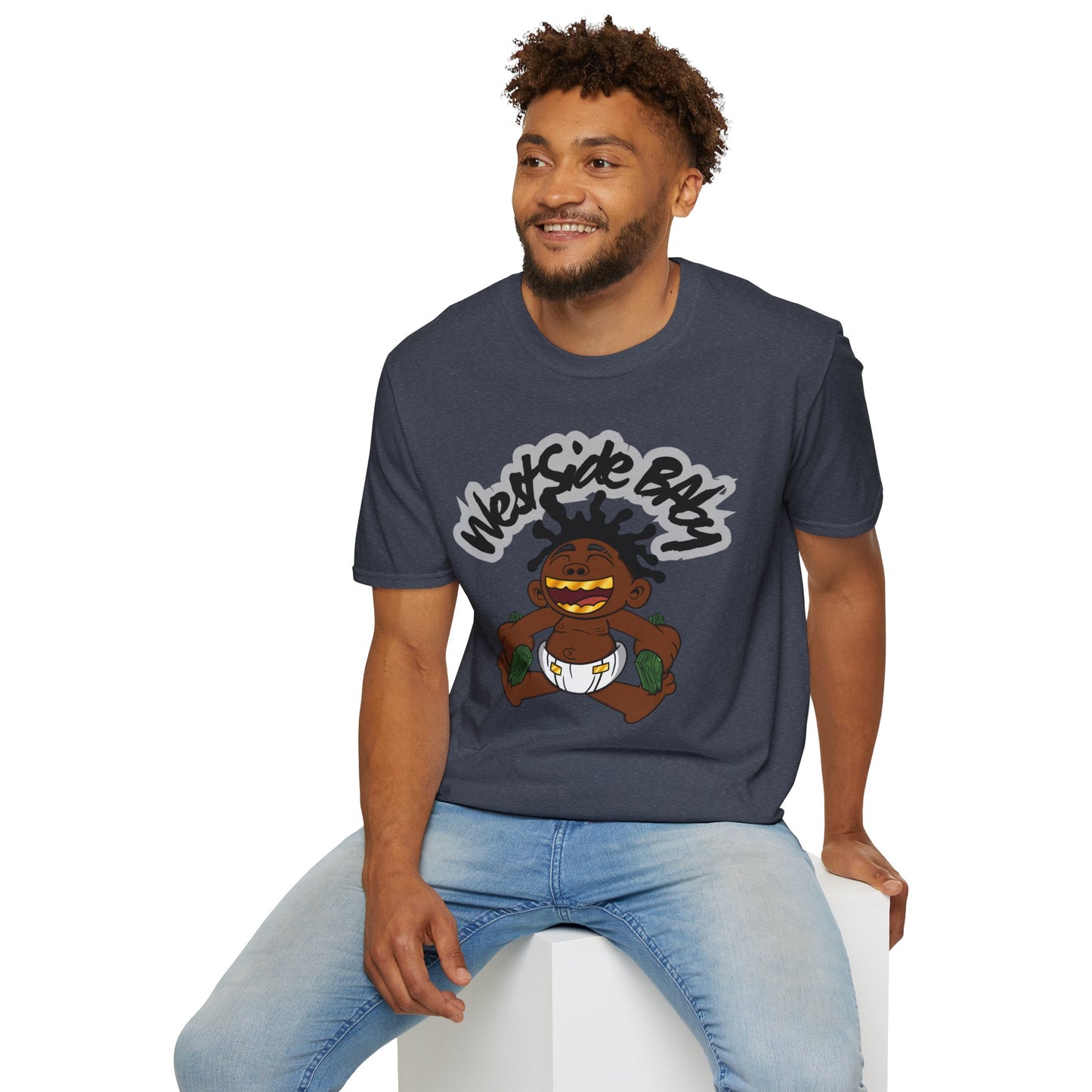 Westside Baby Graphic T-Shirt - Unisex Softstyle Tee for Fun and Unique Style