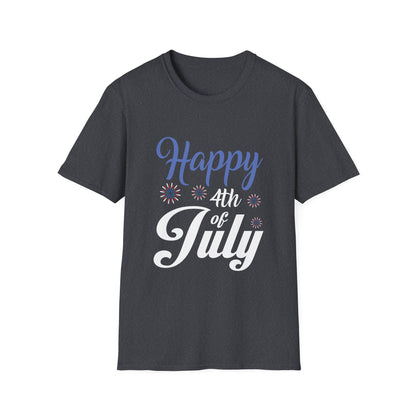 Happy Vibes Unisex Softstyle T-Shirt | Casual Wear, Gift for Friends, Birthday Gift, Positivity Shirt, Everyday Comfort
