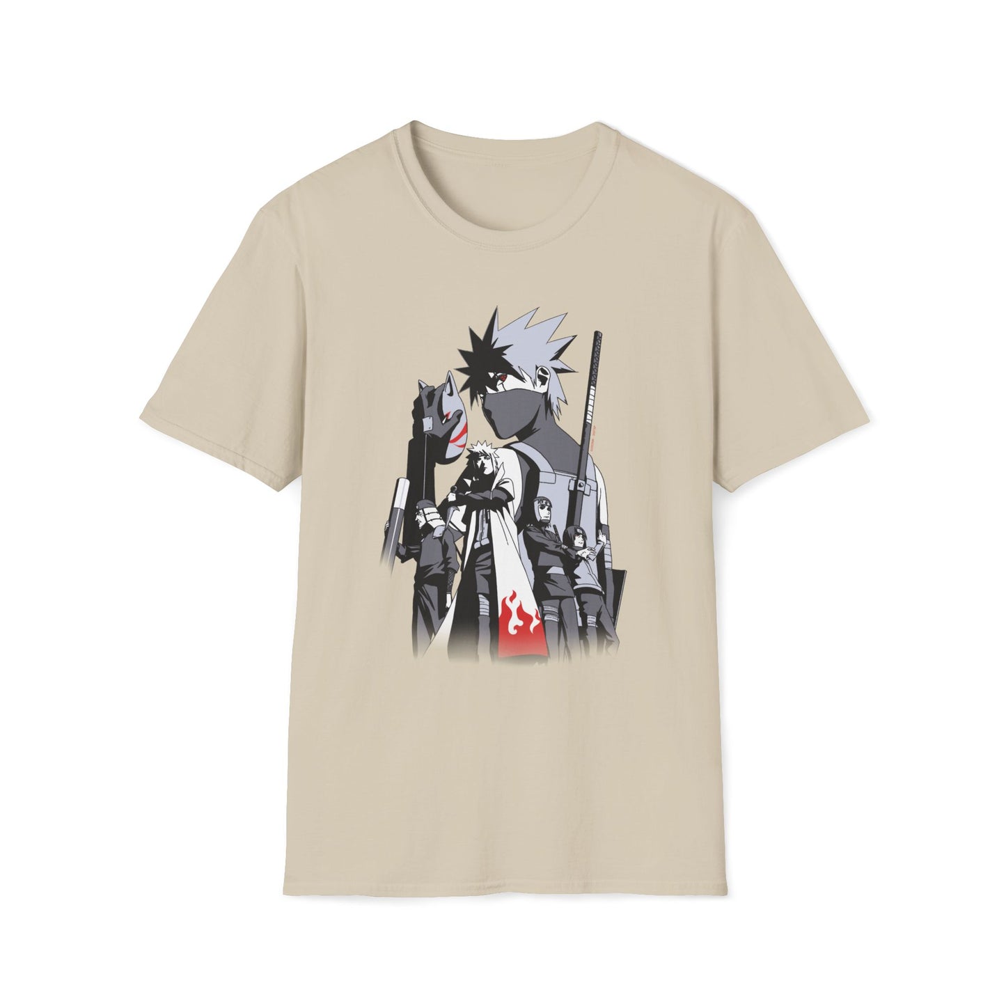 Anime Naurto Inspired Unisex Softstyle T-Shirt - Bold Graphic Design