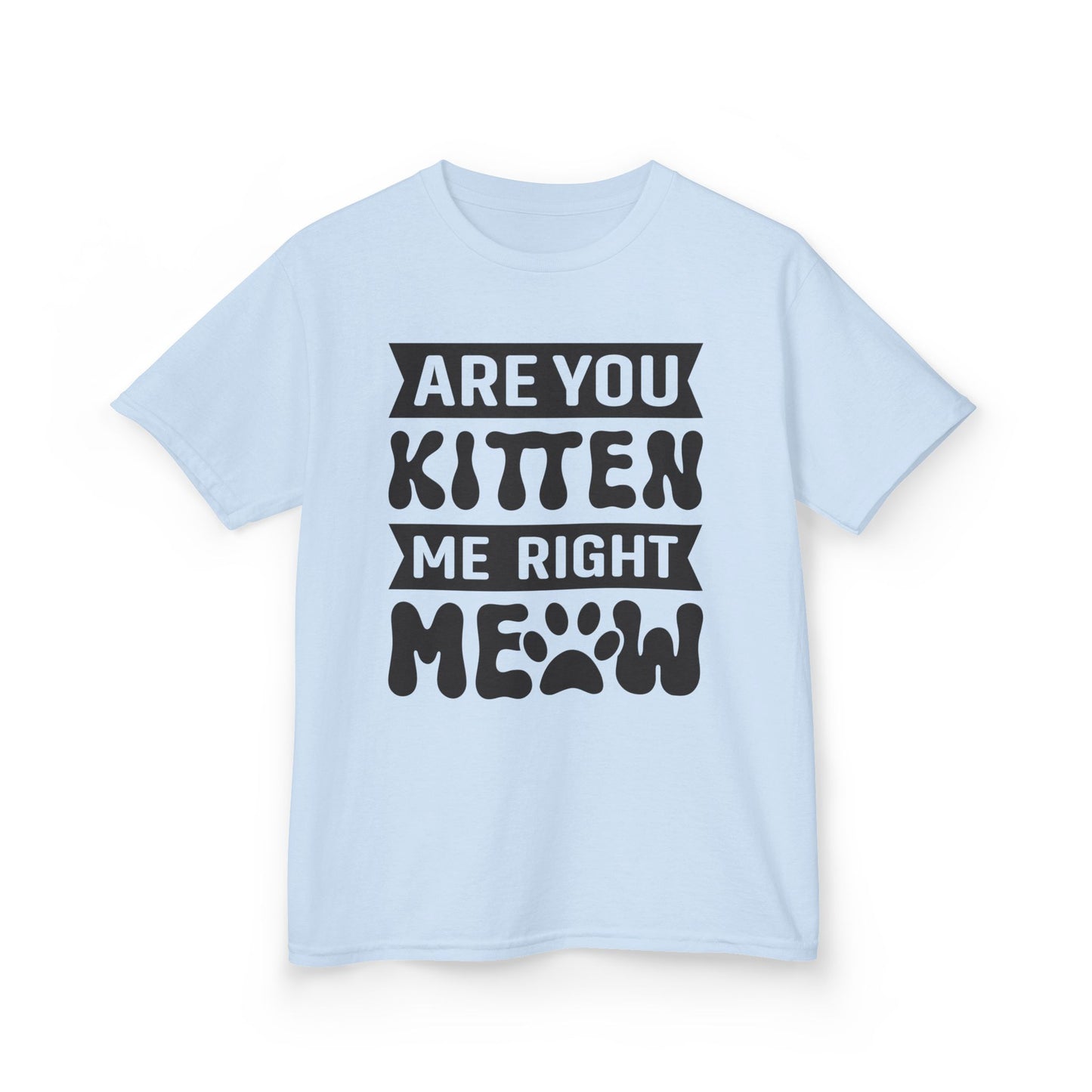Cute Kids Tee - "Are You Kitten Me Right Meow" T-Shirt for Cat Lovers, Birthday Gift, Funny Pet Shirt, Kids' Humor Clothing, Animal [...]