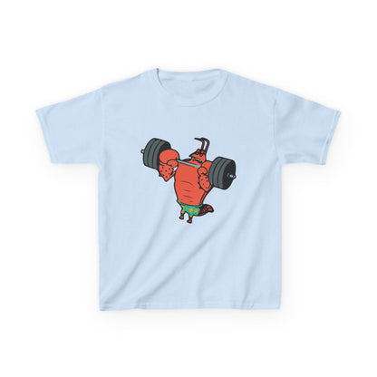 Kids Fitness Lobster Tee, Funny Kids T-Shirt, Gym Humor Tee, Nautical Theme Shirt, Gift for Young Athletes