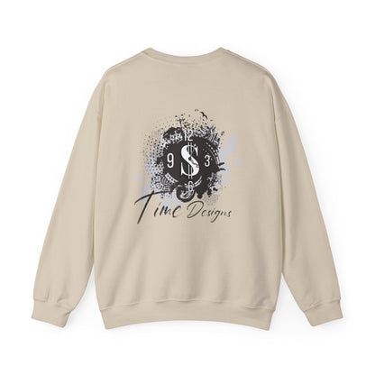 Crewneck Sweatshirt – 93 Time Designs Logo Pullover