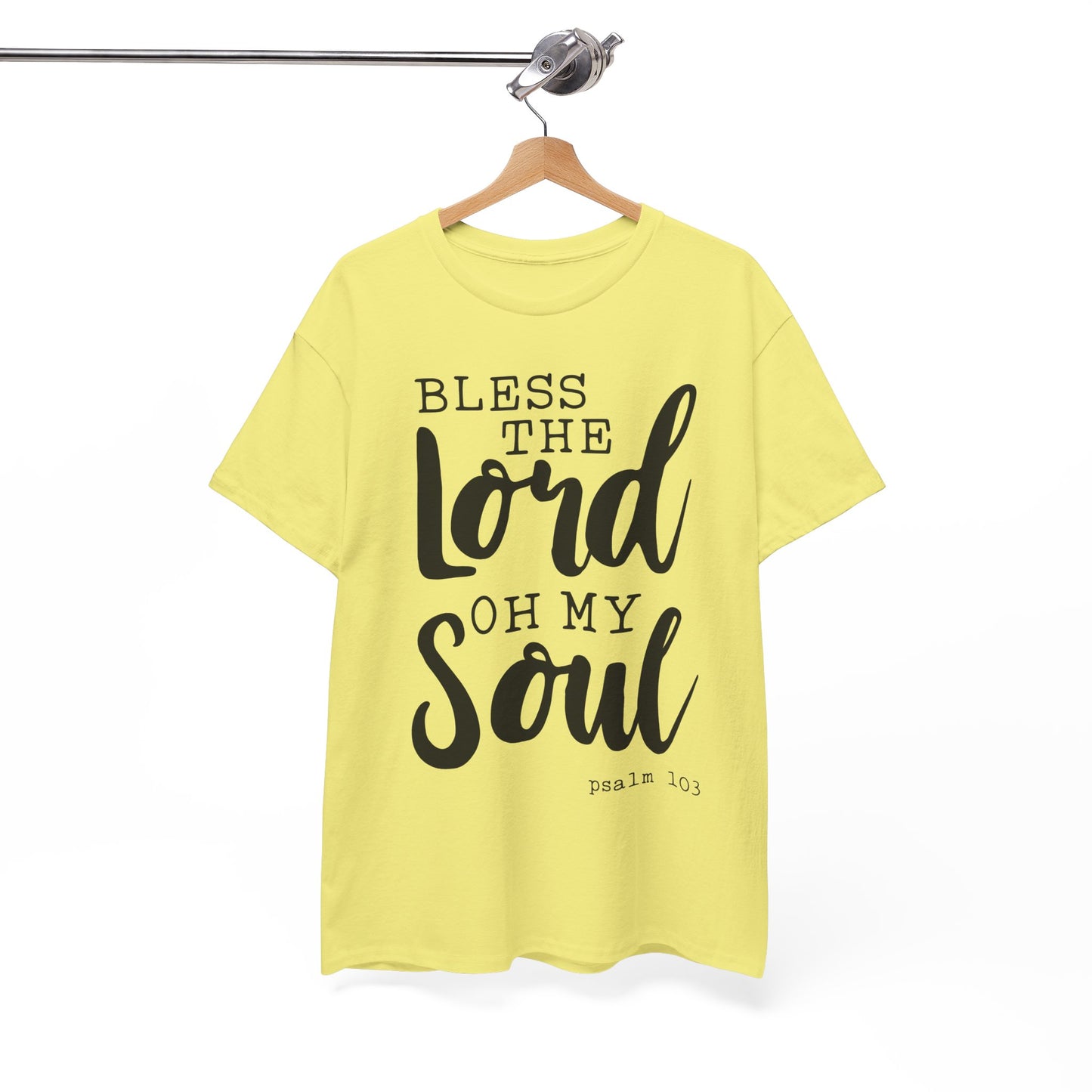 Bless the Lord Unisex Heavy Cotton Tee - Inspirational Christian Shirt