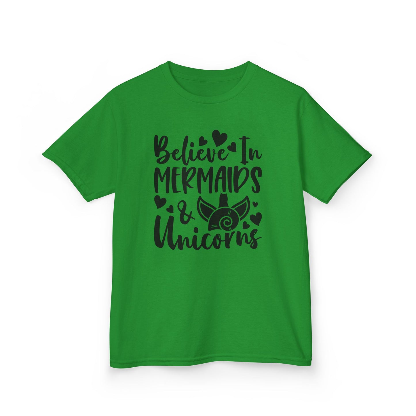 Kids Heavy Cotton™ Tee - Believe in Mermaids & Unicorns T-Shirt