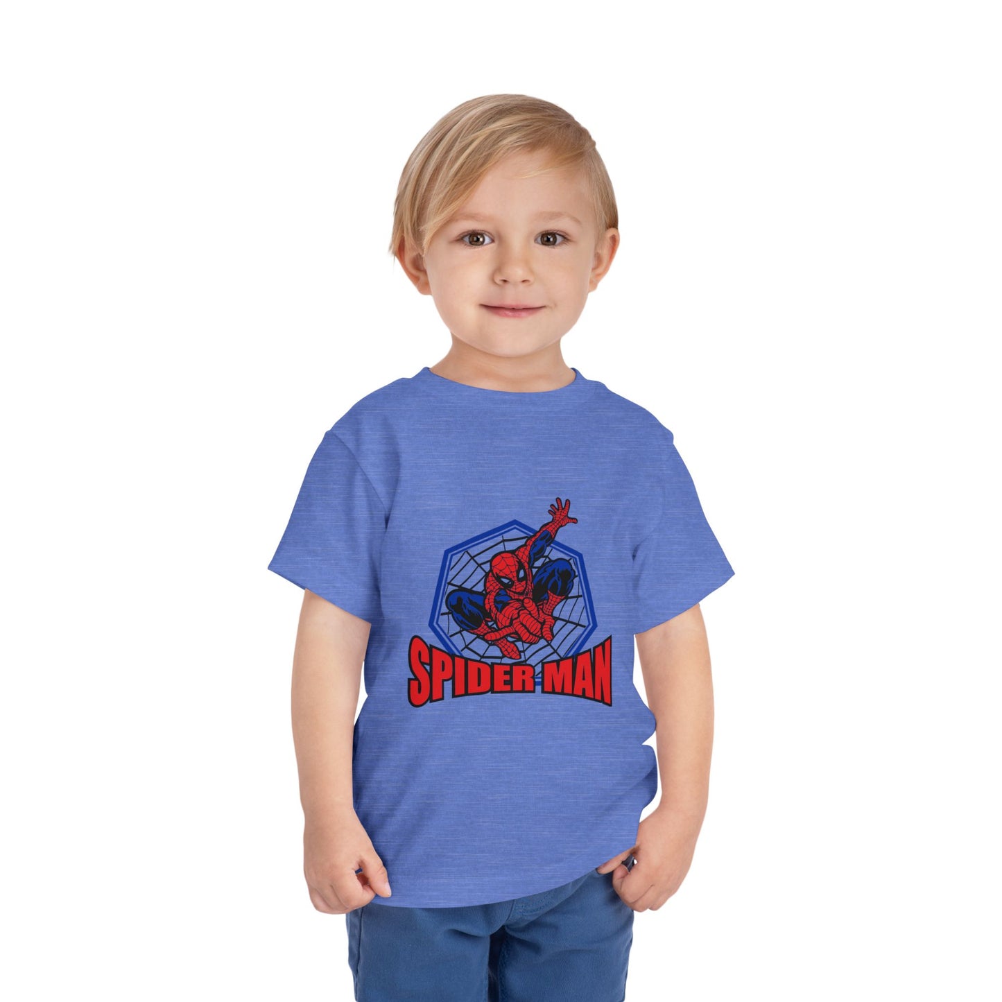 Spider-Man Toddler T-Shirt, Cute Kids Tee, Superhero Birthday Gift, Child's Playwear, Cartoon Apparel