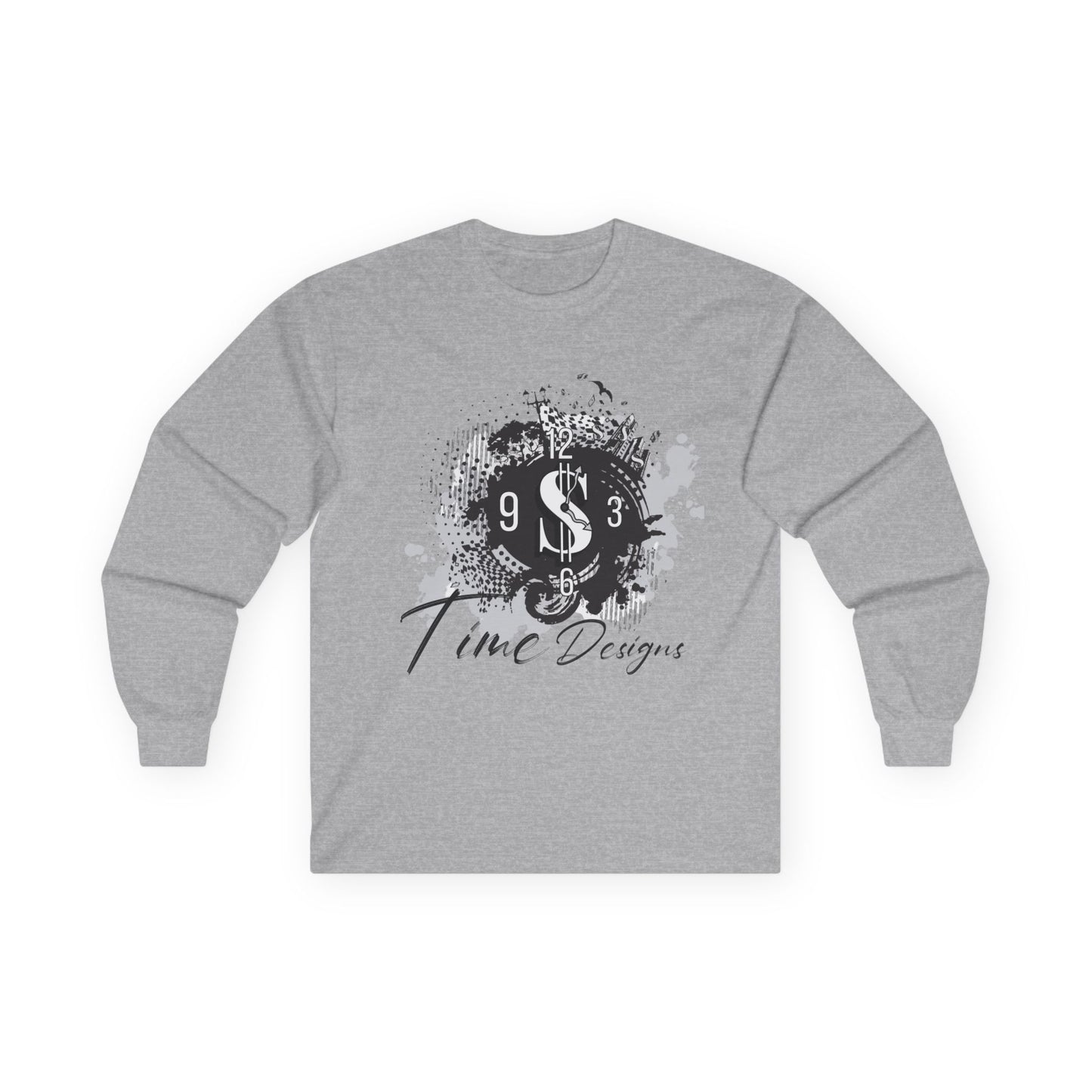 Money Symbol Long Sleeve Tee for Trendsetters