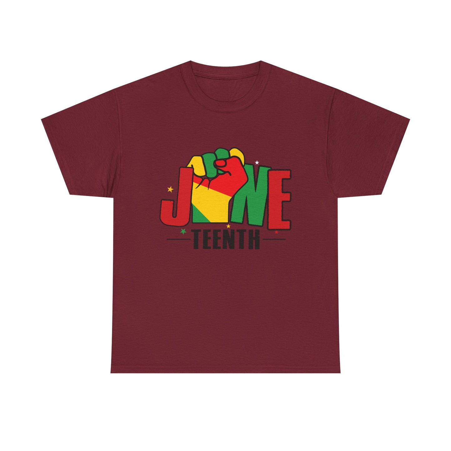 Juneteenth Unisex Heavy Cotton Tee, Celebration Shirt, Black History Apparel, Event T-Shirt, Commemorative Tee, Everyday Wear