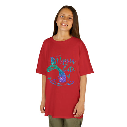 Flippin Cute Kids Tee - Colorful Whale Design for Fun-loving Children
