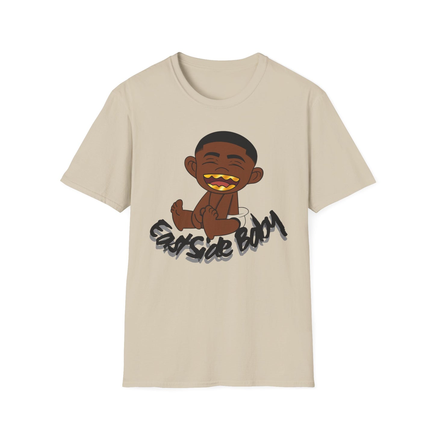 Unisex Softstyle T-Shirt - 'Eastside baby' Fun Graphic Tee