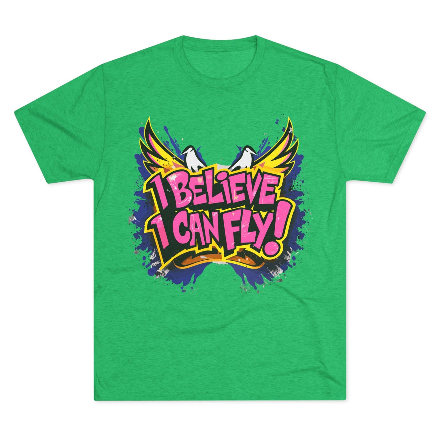 Inspirational Crew Tee - "I Believe I Can Fly" T-Shirt, Motivational Graphic Tee, Unisex Inspirational Wear, Gift for Dreamers, [...]