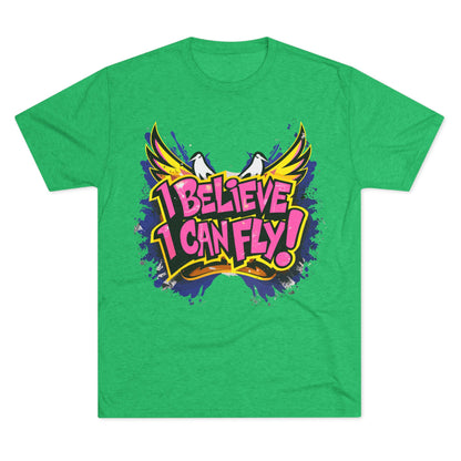 Inspirational Crew Tee - "I Believe I Can Fly" T-Shirt, Motivational Graphic Tee, Unisex Inspirational Wear, Gift for Dreamers, [...]