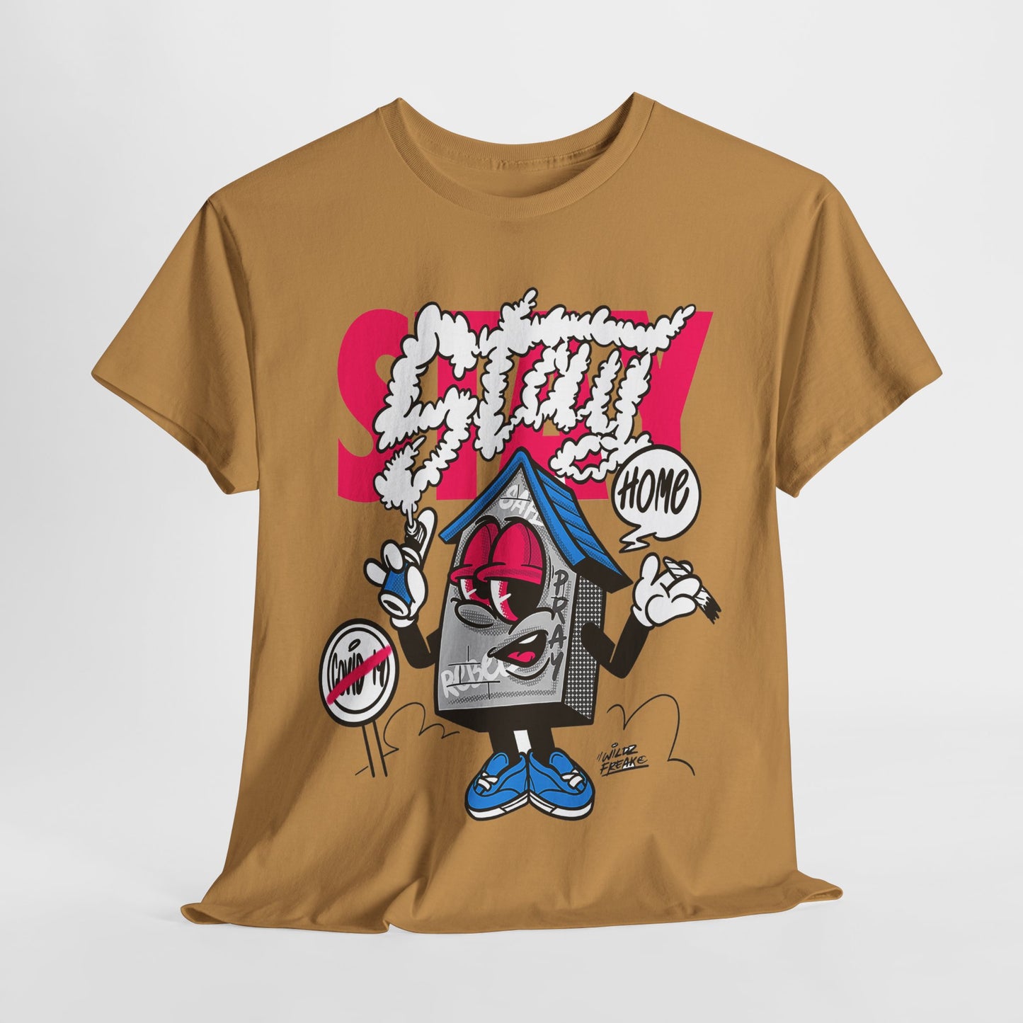 Street Art Unisex Heavy Cotton Tee - SNOT HOME Graphic Design