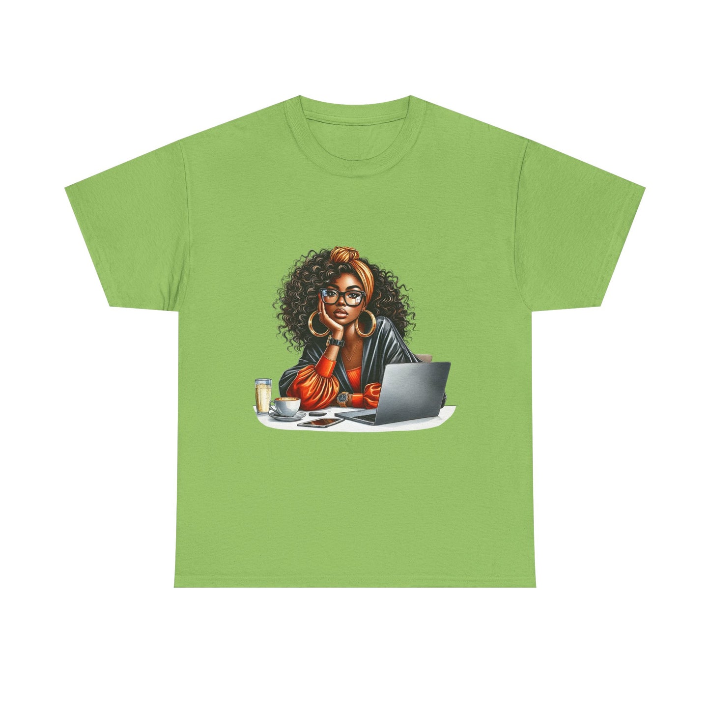 Creative Work From Home Unisex Heavy Cotton Tee