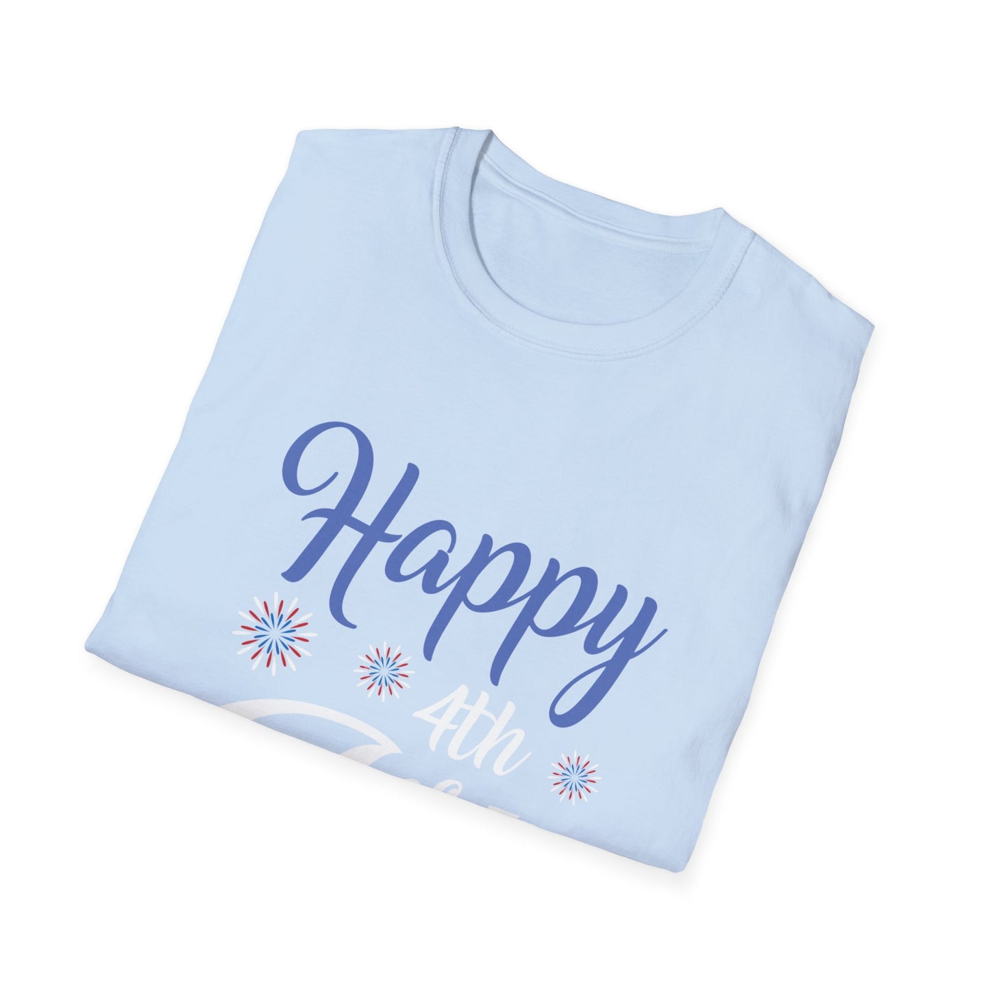 Happy Vibes Unisex Softstyle T-Shirt | Casual Wear, Gift for Friends, Birthday Gift, Positivity Shirt, Everyday Comfort