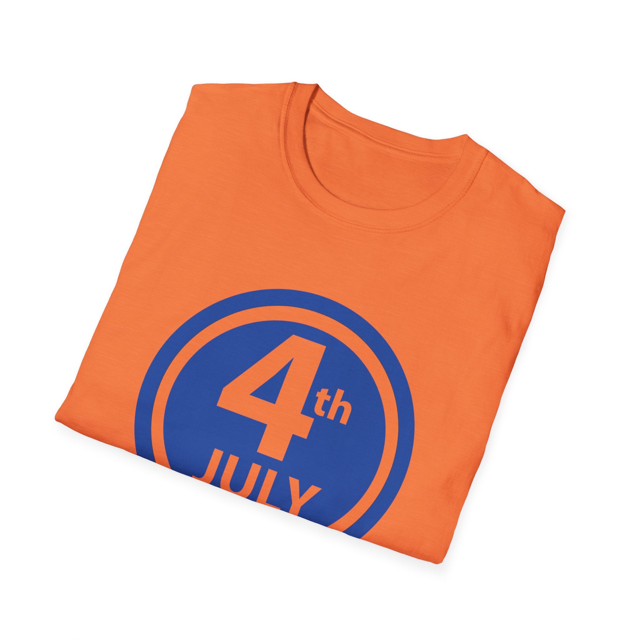 4th of July Unisex Softstyle T-Shirt, Independence Day Tee, Patriotic Shirt, July 4th Celebration T-Shirt, USA Pride Clothing
