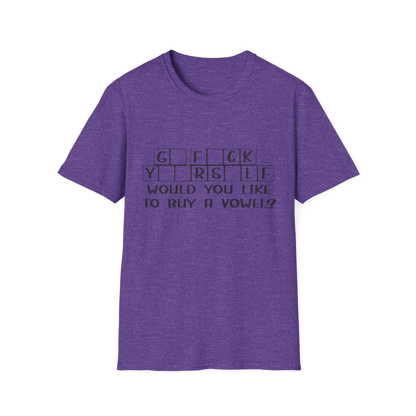 Funny Unisex T-Shirt - "G F C K Y R S L F" Graphic Tee - Perfect Gift for Casual Wear