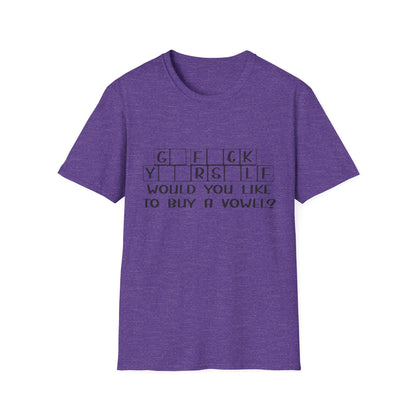Funny Unisex T-Shirt - "G F C K Y R S L F" Graphic Tee - Perfect Gift for Casual Wear