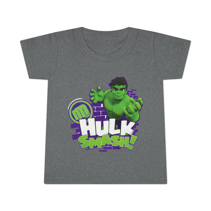 Hulk Smash Toddler T-Shirt - Fun & Playful Graphic Tee for Kids