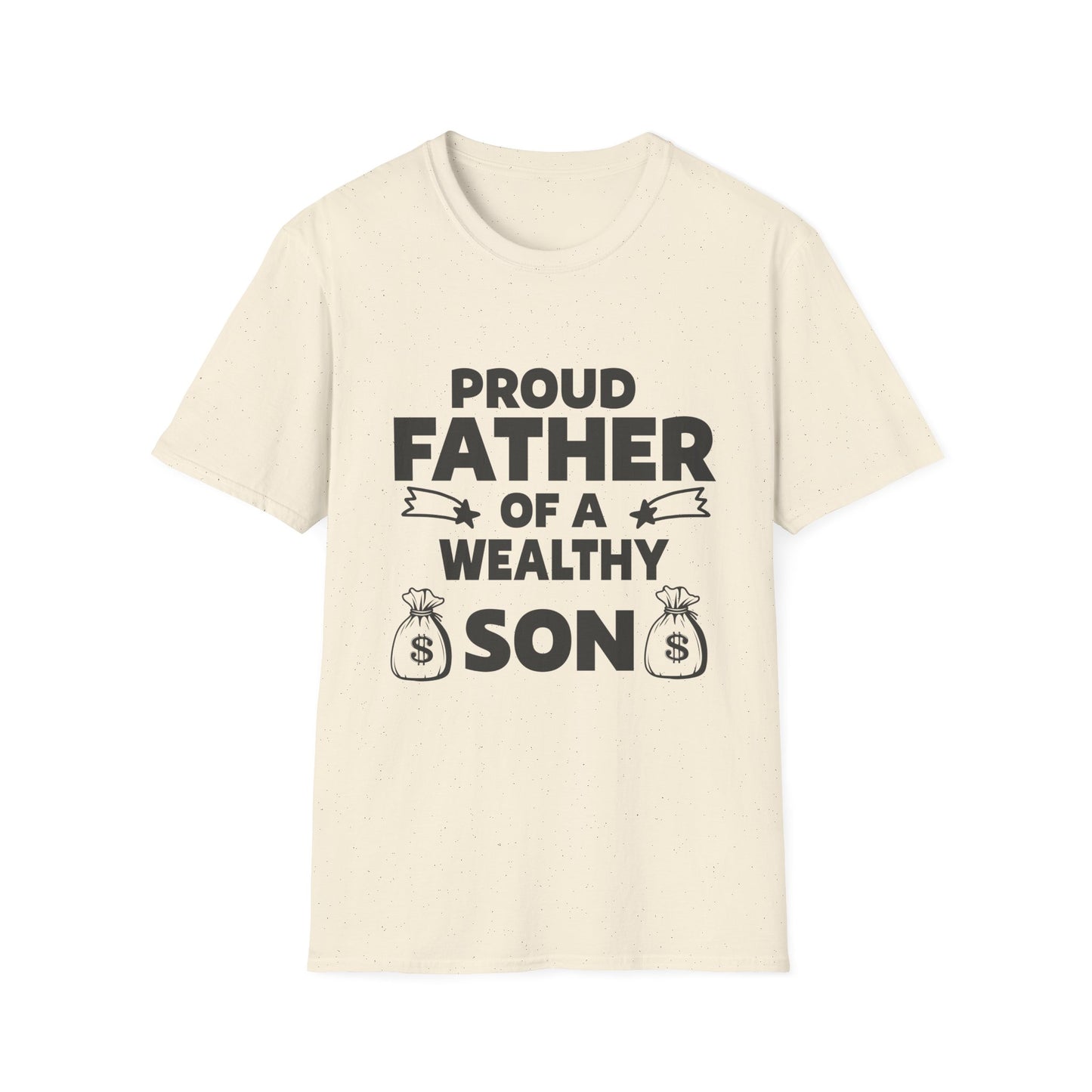 Proud Father T-Shirt - Unisex Softstyle Tee for Celebrating Dads