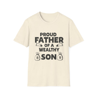 Proud Father T-Shirt - Unisex Softstyle Tee for Celebrating Dads