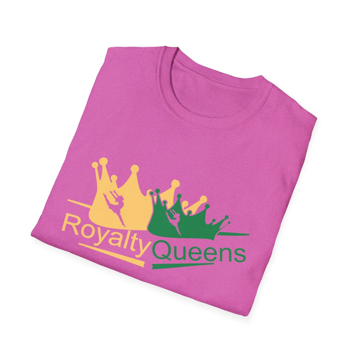 Royalty Queens Unisex Softstyle T-Shirt, Perfect for Birthdays, Celebrations, Gifts, Casual Wear, Fun Events