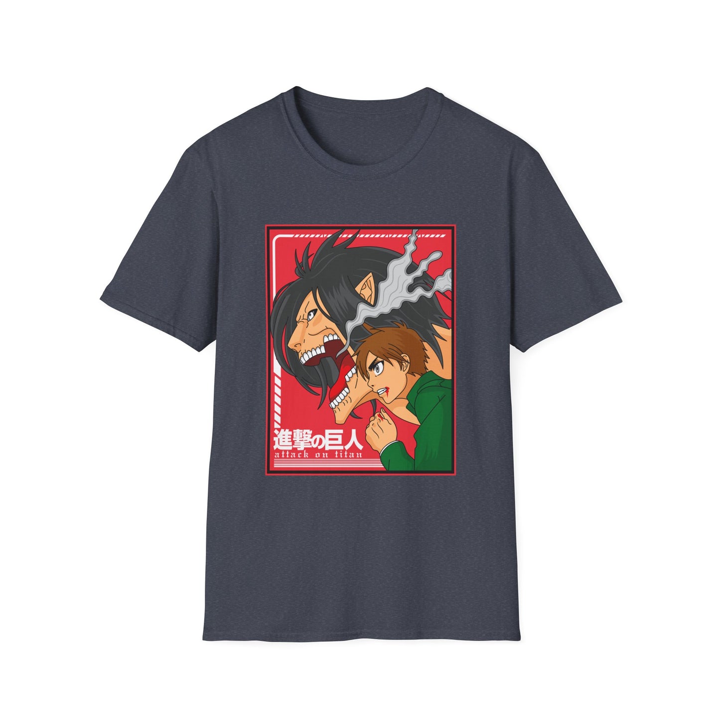 Anime-Inspired Unisex Tee - Softstyle T-Shirt, Casual Gift, Graphic Tee, Manga Apparel, Fan Merchandise