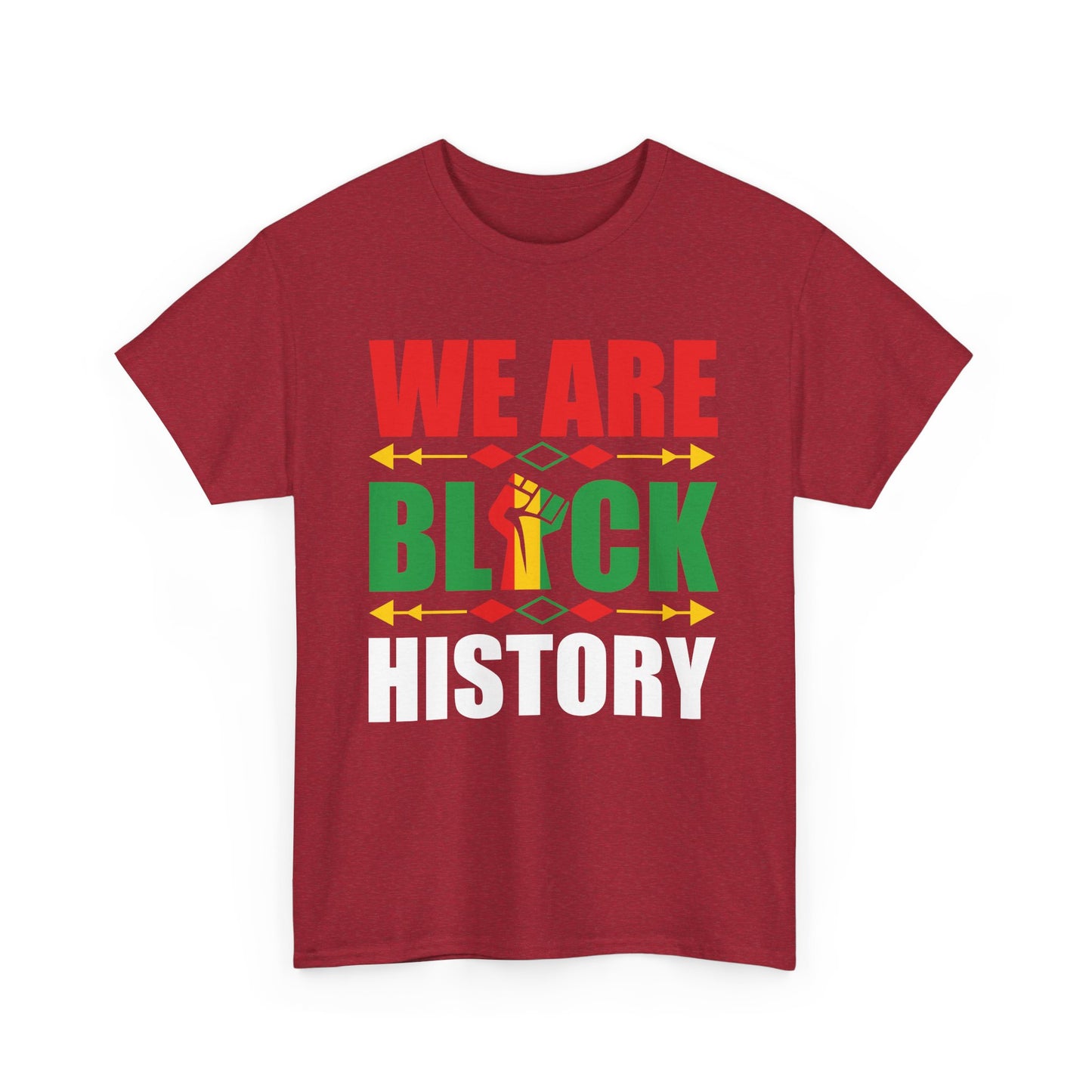 Unisex Heavy Cotton Tee - WE ARE BLACK HISTORY - Statement Tee, Celebrate Black History Month, Cultural Pride Apparel, Gift for [...]