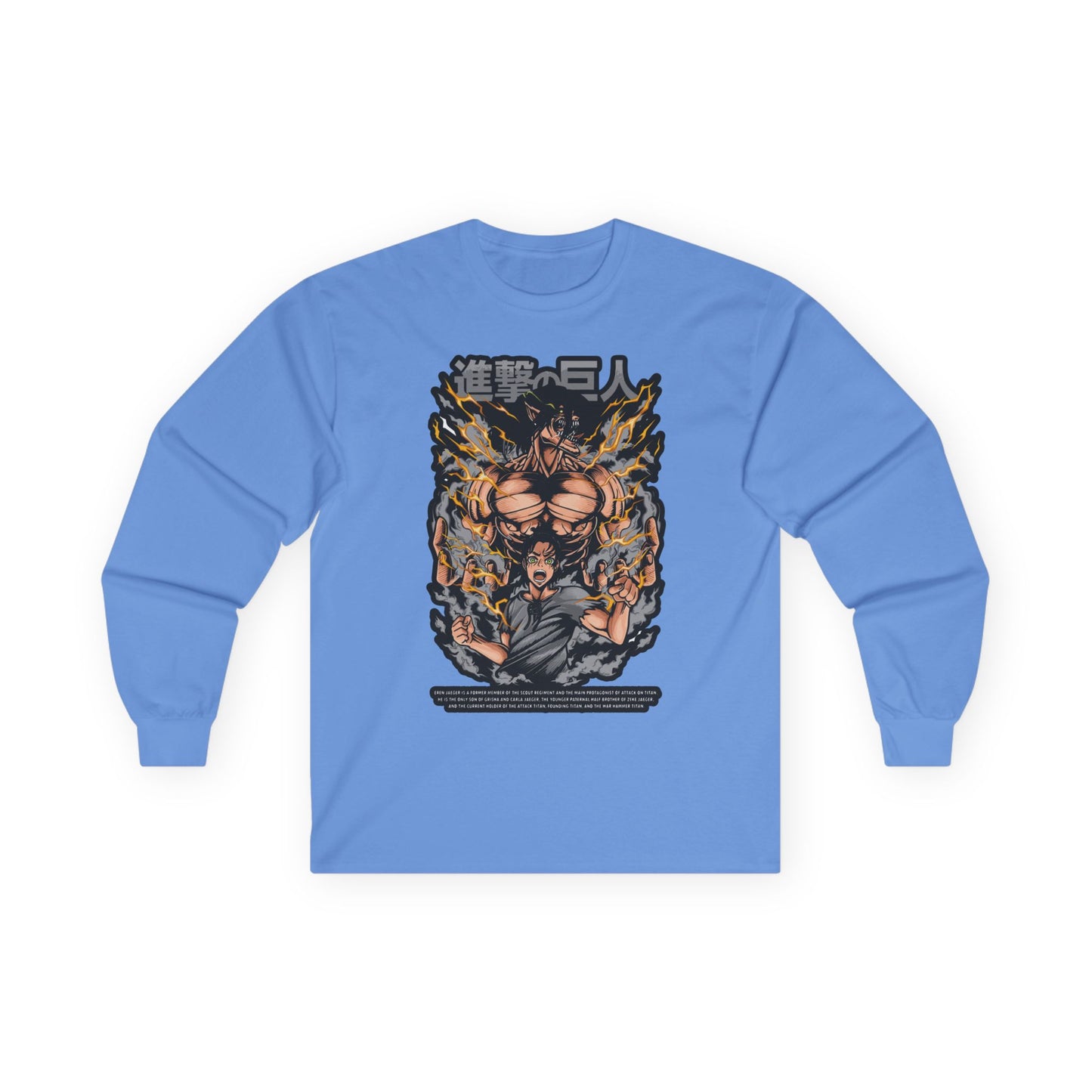 Attack on Titan Anime Long Sleeve Tee — Eren Titan Graphic Shirt