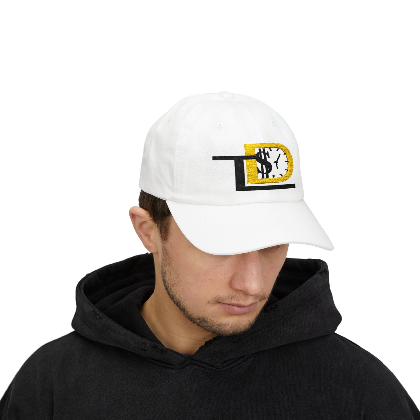 Classic Dad Cap with Stylish Dollars & Time Design | Trendy Gift for Dads, Birthdays, Father's Day, Casual Wear, Accessories
