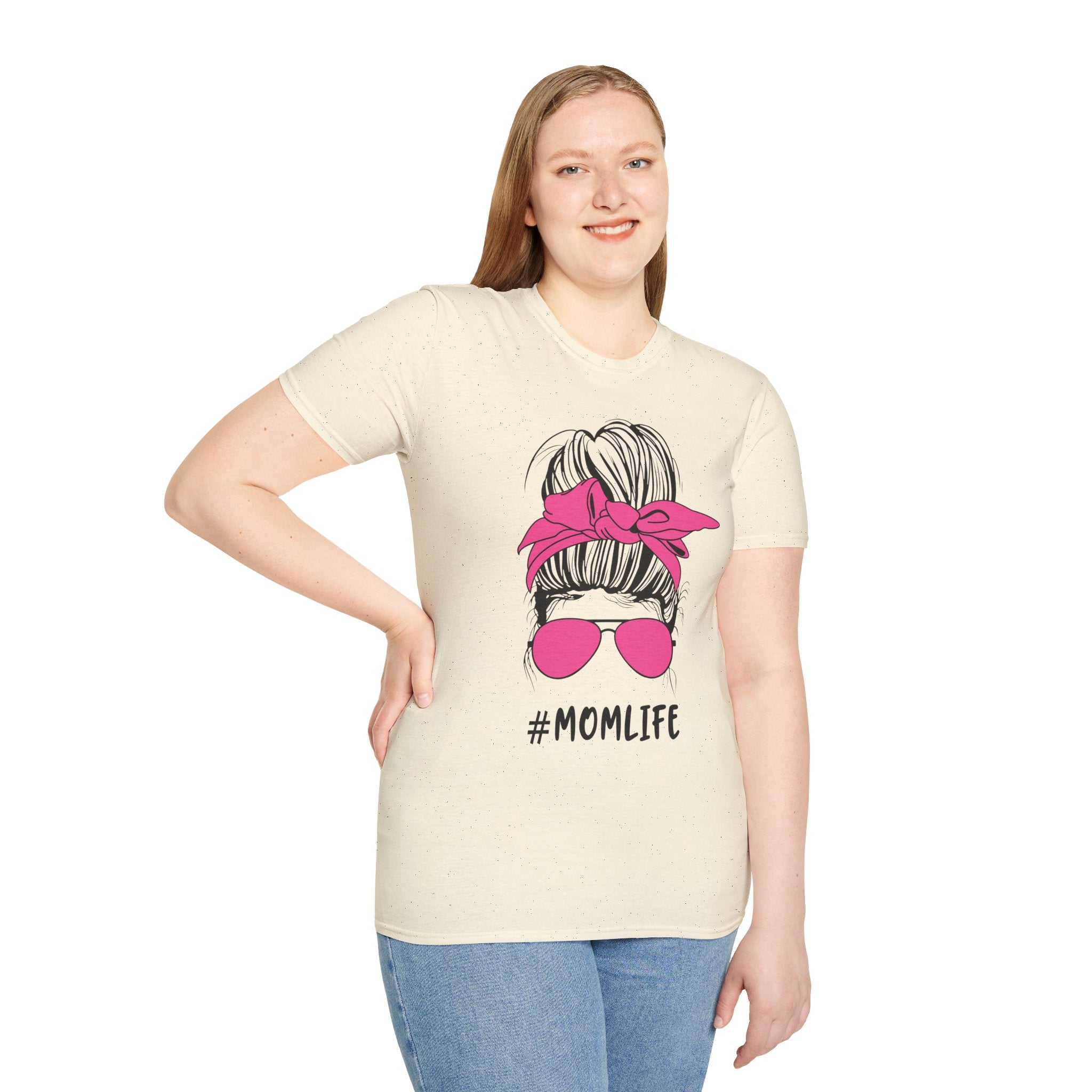 #MomLife Unisex Softstyle T-Shirt - Perfect Gift for Moms