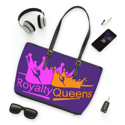 Royalty Queens PU Leather Shoulder Bag | Stylish Tote for Queens, Perfect for Gifts, Fashion Accessory, Daily Use, Royal Vibe, Birthday