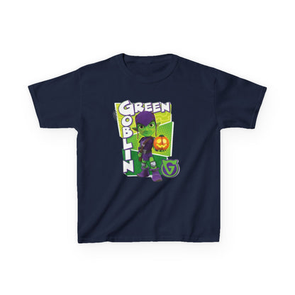 Kids Green Goblin Tee - Fun Halloween T-Shirt for Kids