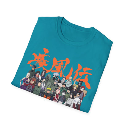 Anime-Inspired Unisex Softstyle T-Shirt - Perfect for Fans of Adventure and Friendship