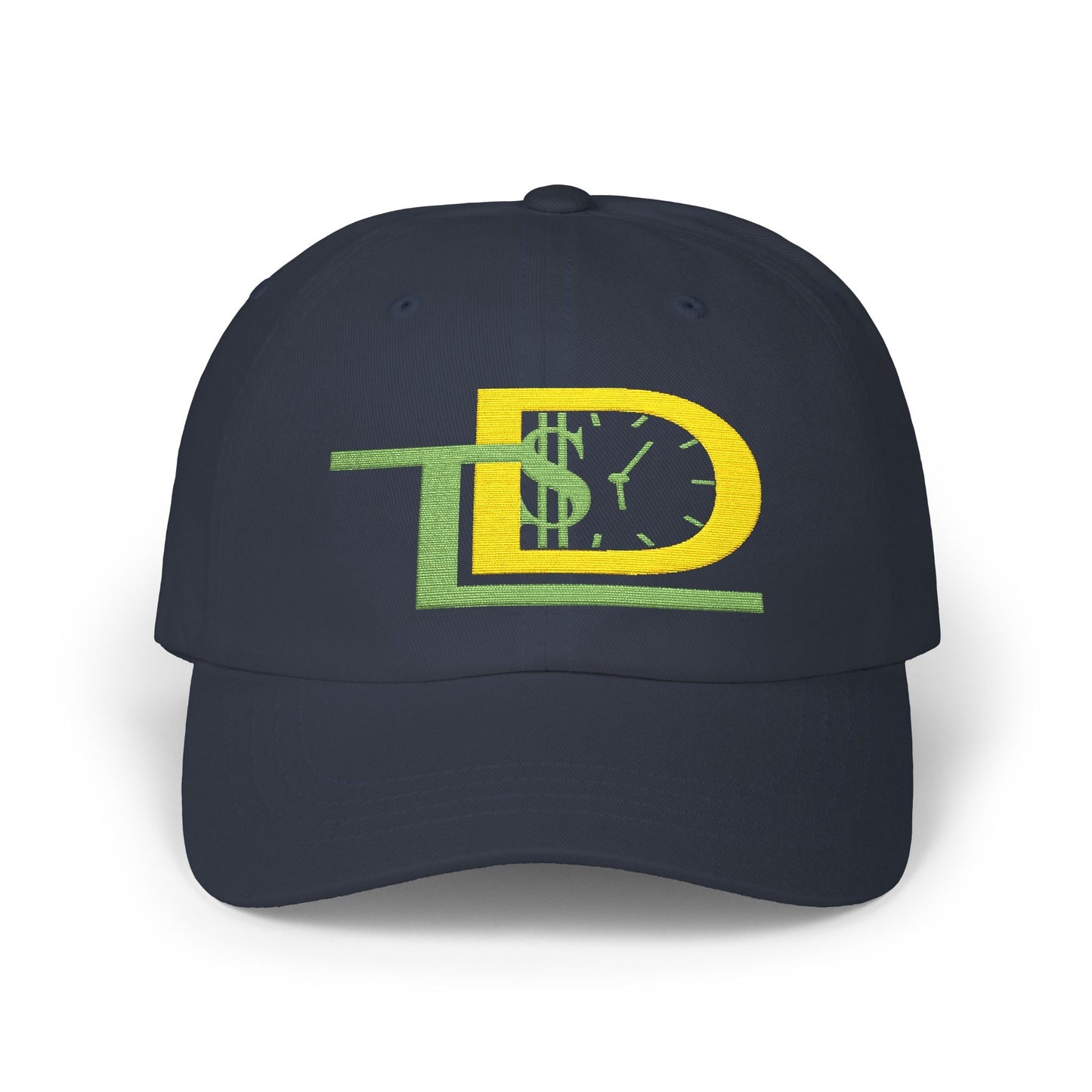 Classic Dad Cap with Green and Yellow Design, Casual Hat for Fathers, Gift for Dads, Summer Accessory, Adjustable Baseball Cap