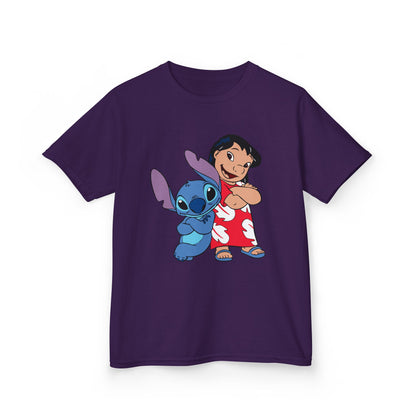 Cute Cartoon Kids Tee, Hawaiian Theme Shirt, Summer Fun Clothing, Gift for Kids, Birthday Party Outfit, Casual Summer Wear