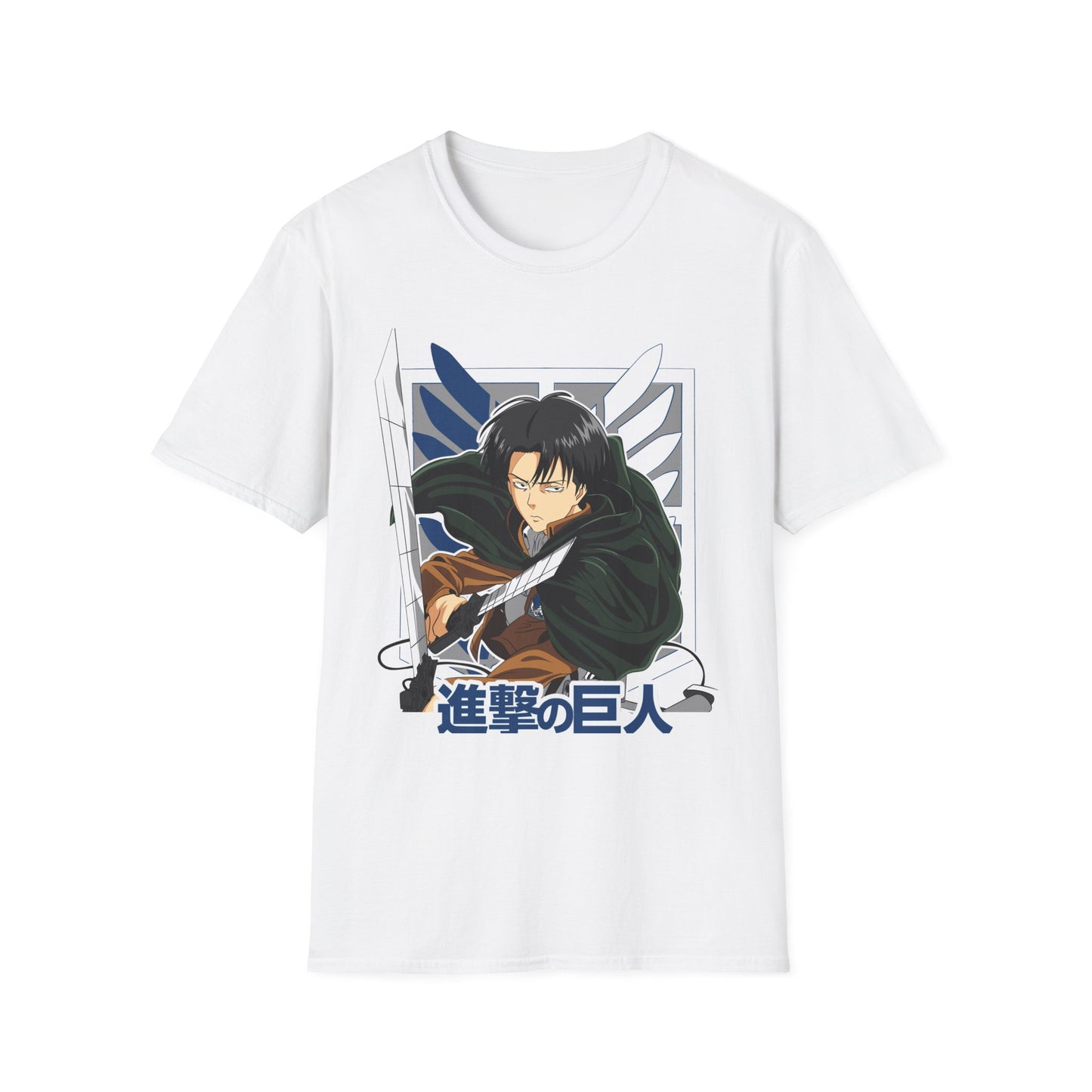 Anime-Inspired Unisex Softstyle T-Shirt, Casual Tee, Gift for Otaku, Geek Apparel, Perfect for Conventions, Everyday Wear, Birthday Gift