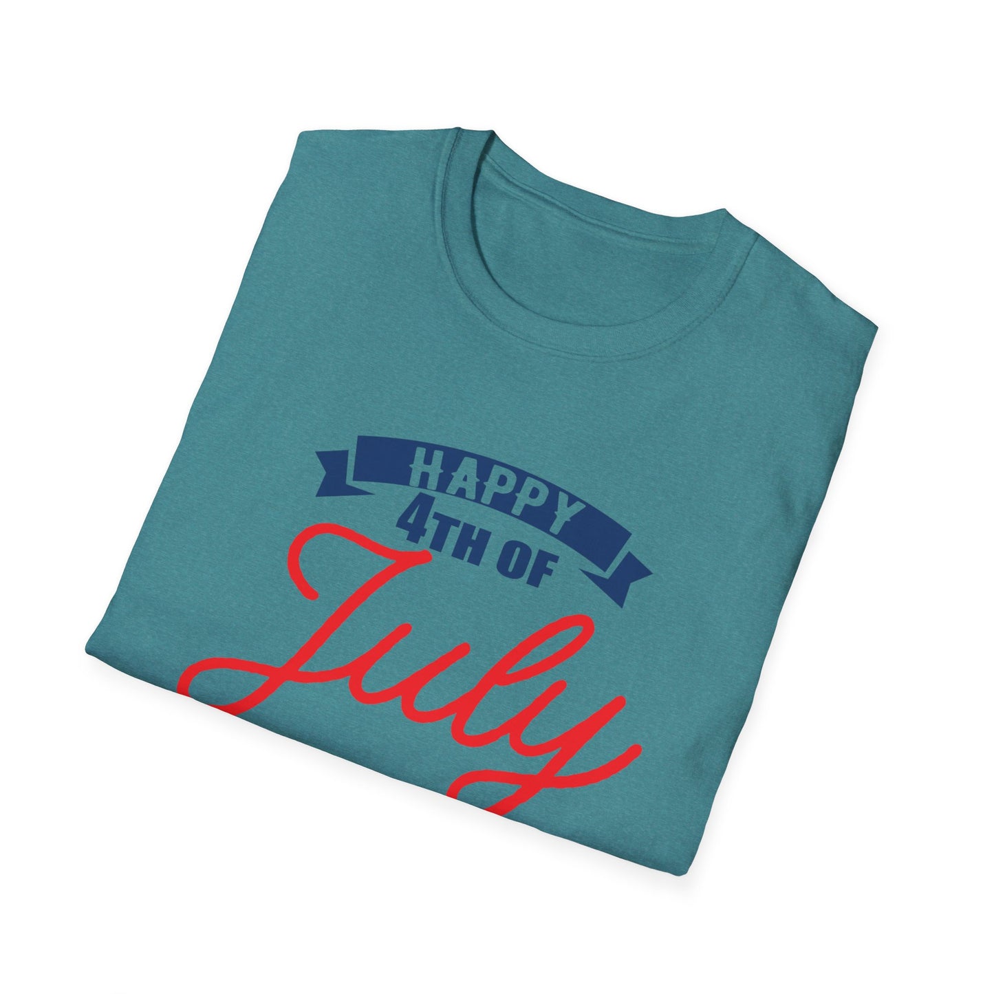 Happy 4th of July Unisex T-Shirt, Independence Day Tee, Summer Celebration Shirt, Patriotic Apparel, Casual Festival Wear