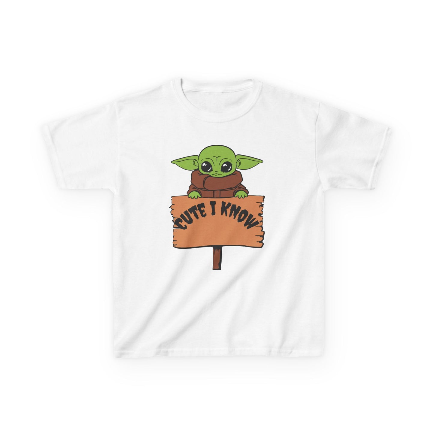 Cute Baby Alien Kids Tee - "Cute I Know" Design for Trendy Kids