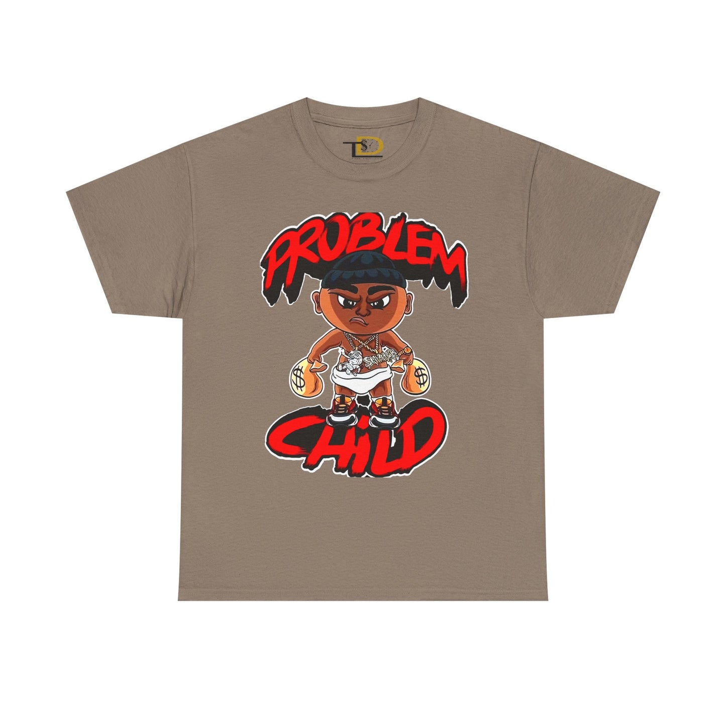 Problem Child Unisex Heavy Cotton Tee - Bold Graphic for Streetwear Lovers