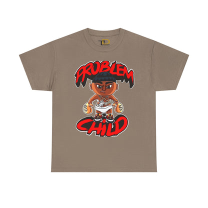 Problem Child Unisex Heavy Cotton Tee - Bold Graphic for Streetwear Lovers