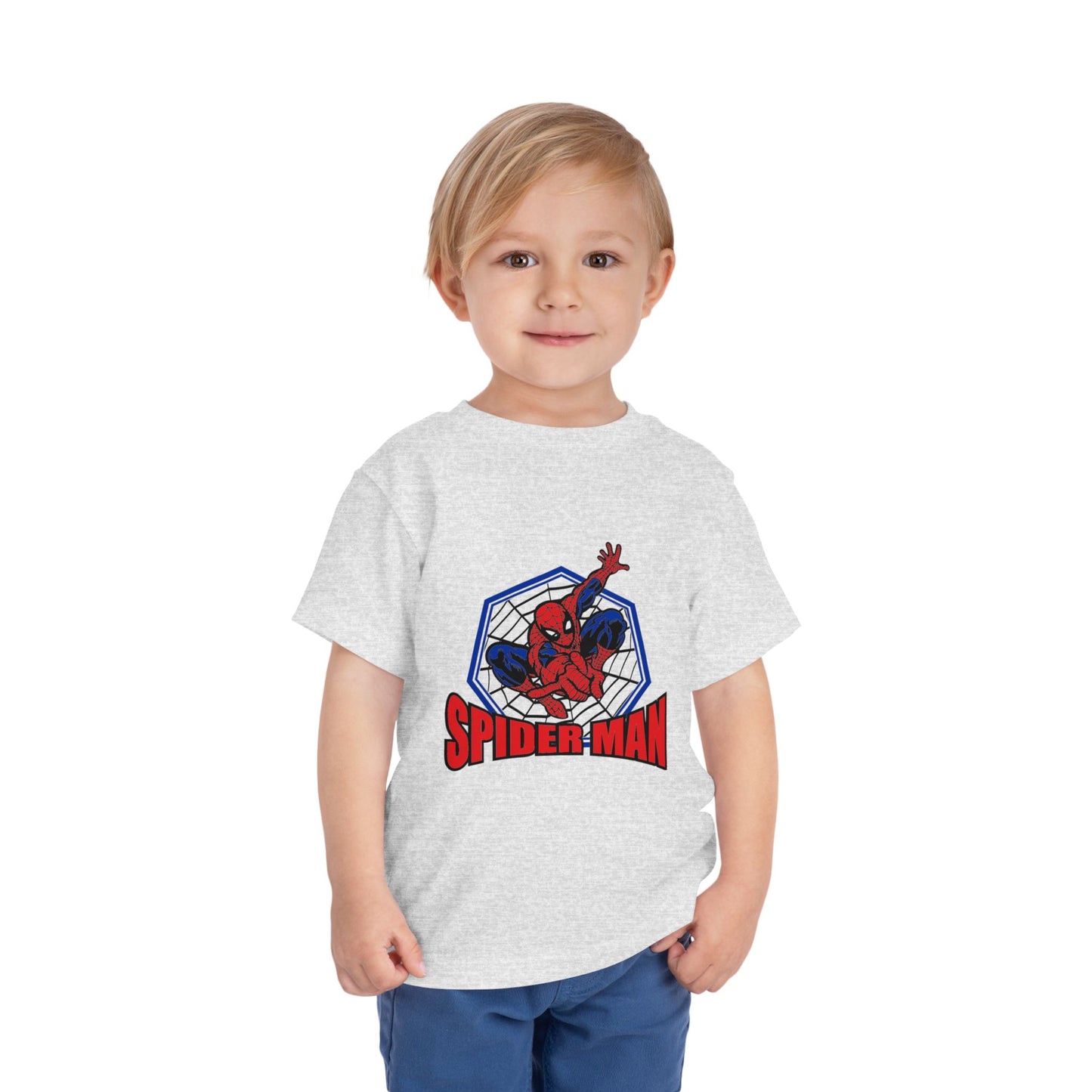 Spider-Man Toddler T-Shirt, Cute Kids Tee, Superhero Birthday Gift, Child's Playwear, Cartoon Apparel