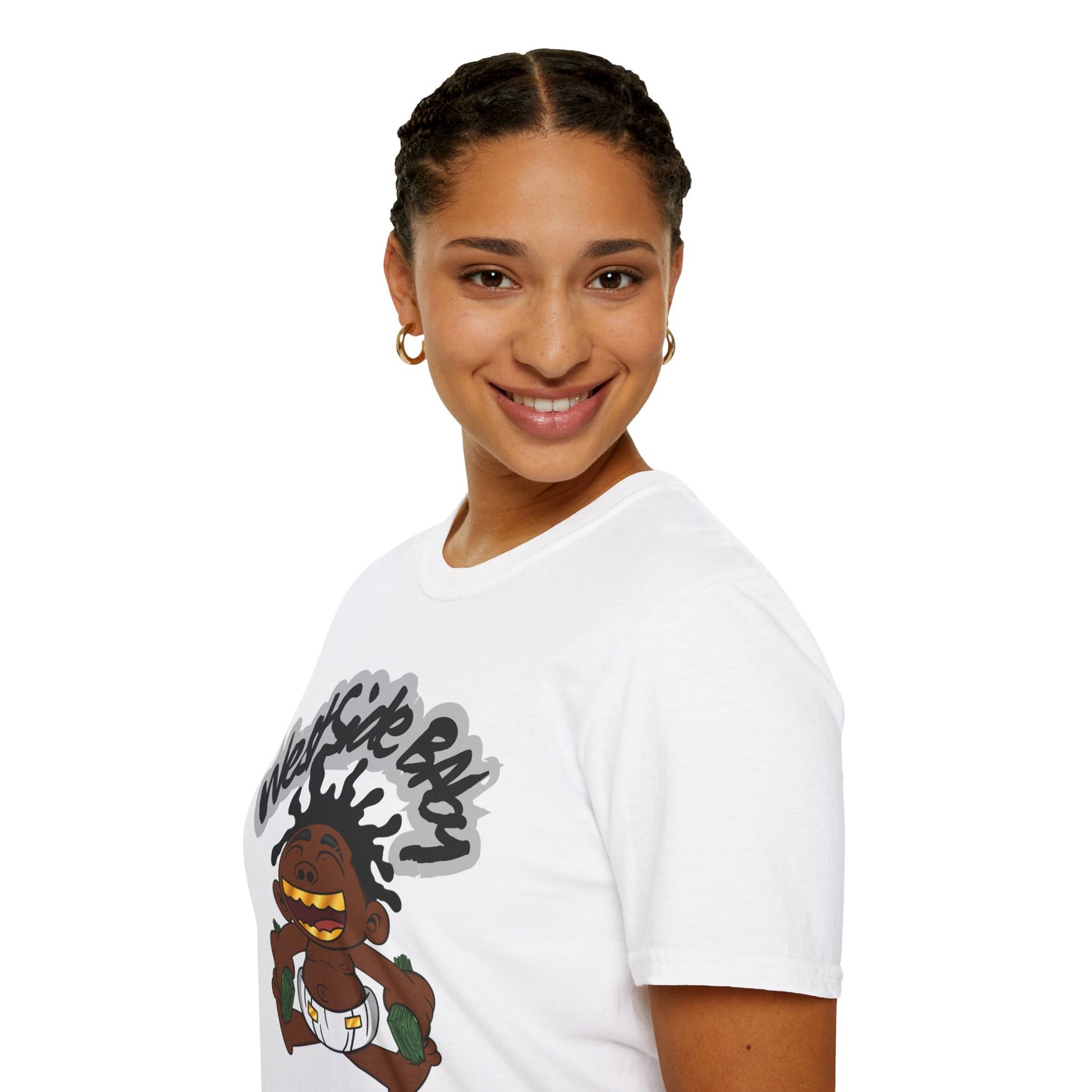 Westside Baby Graphic T-Shirt - Unisex Softstyle Tee for Fun and Unique Style